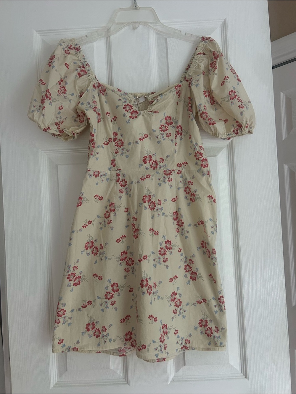 Wayf - Cream floral dress